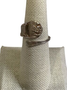 Antique Sterling Silver Spoon Ring